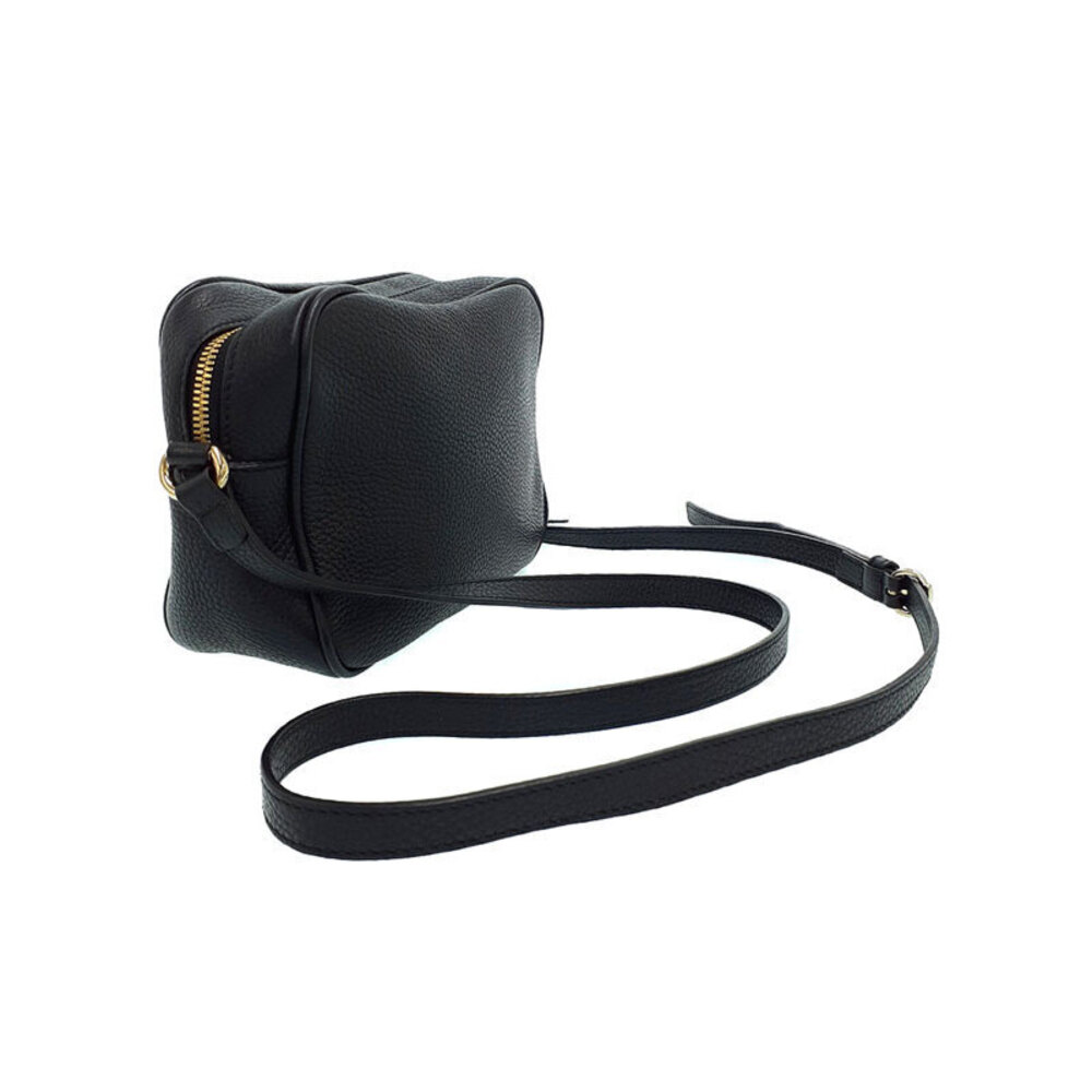 Gucci Bag Pebbled Disco Leather Crossbody Soho